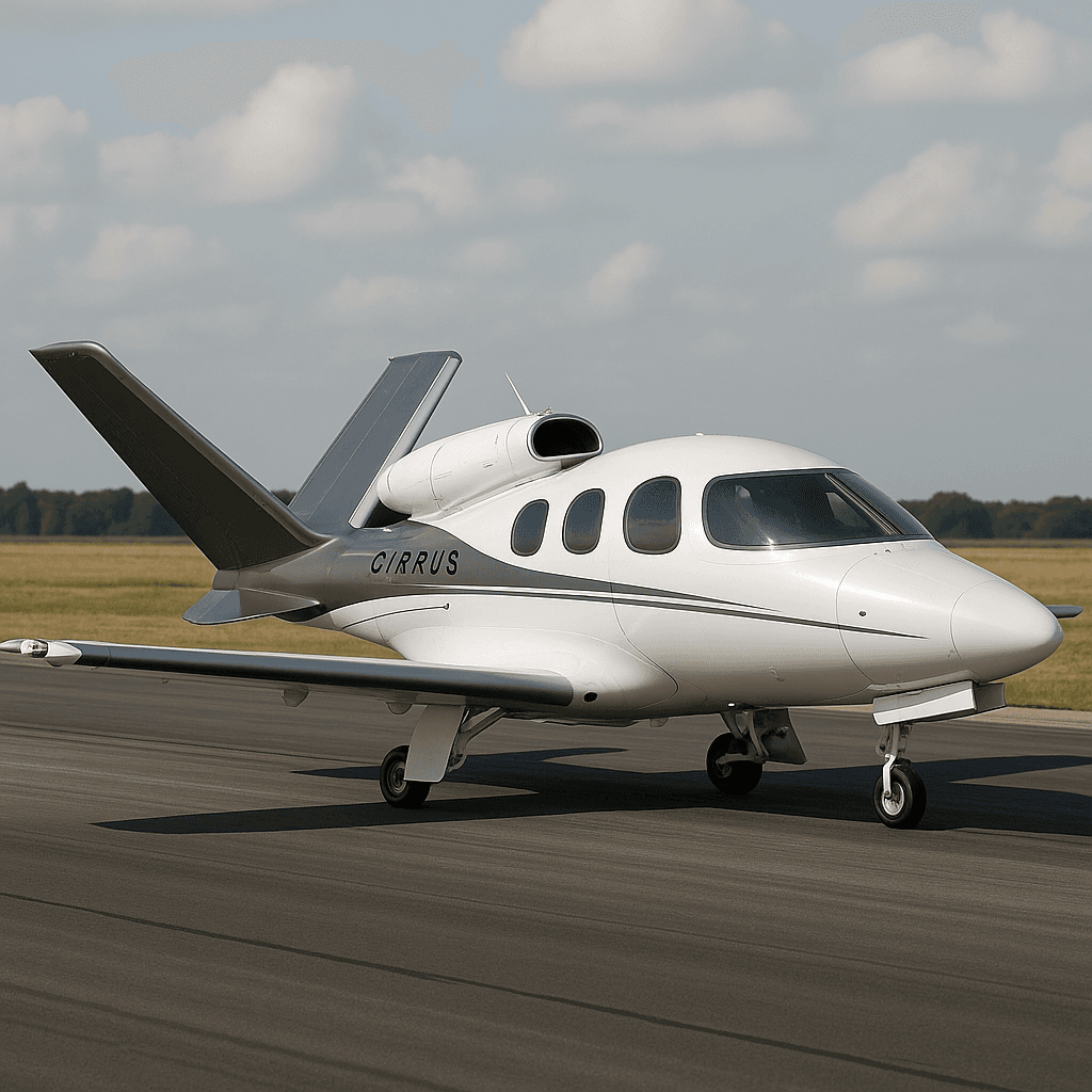 Cirrus Vision Jet exterior view